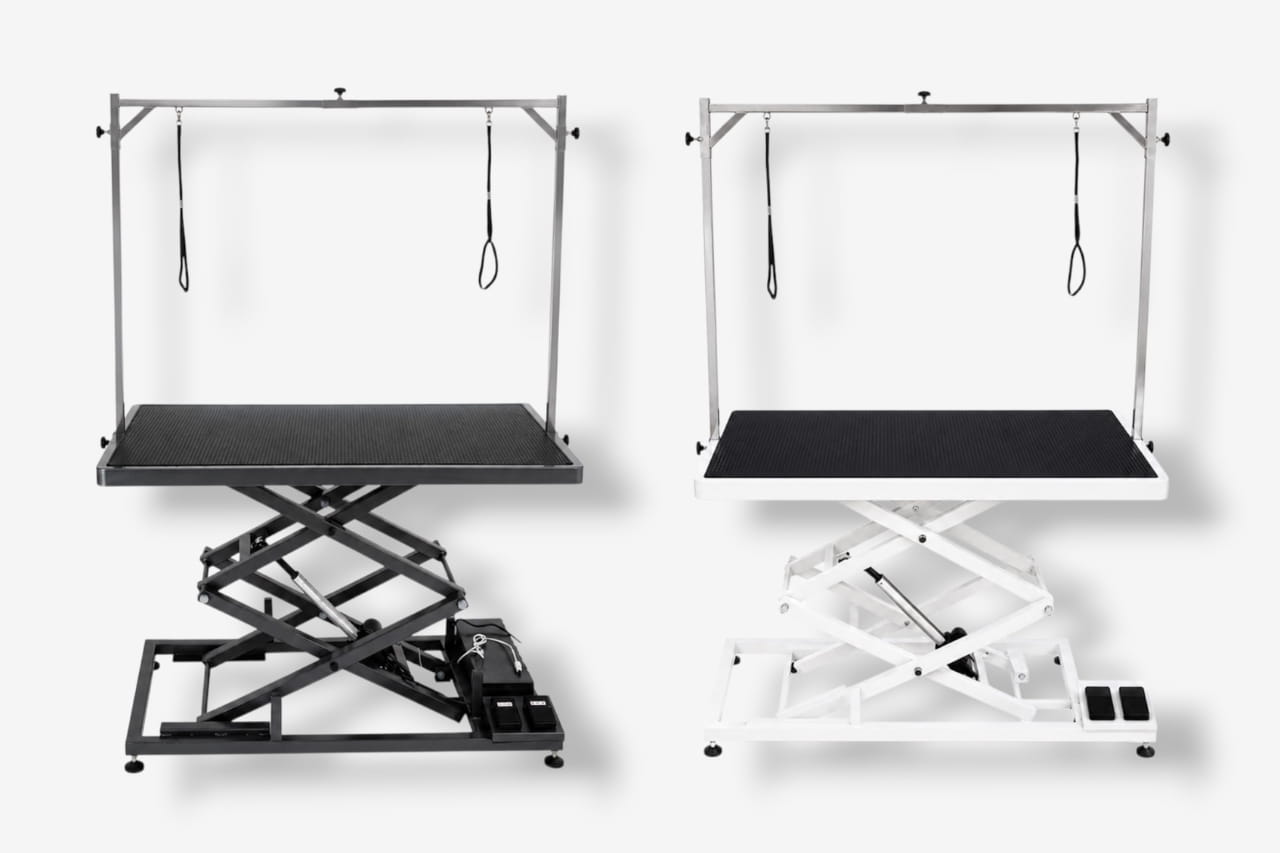 Tavolo elettrico Pantografo per toelettatura professionale con base a pantografo